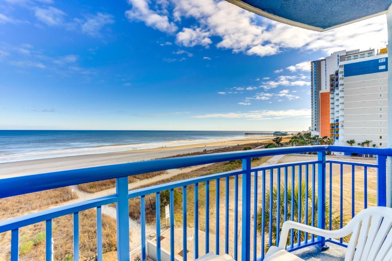 Beachfront Condo W Balcony In Myrtle Beach Exteriör bild